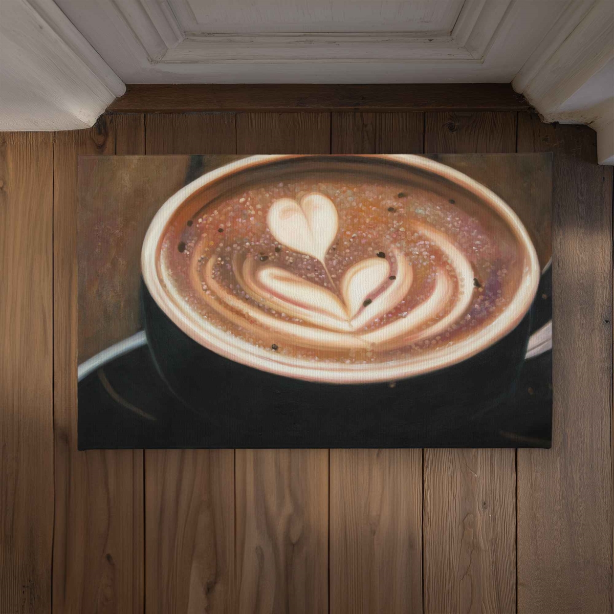 CODM2134VZC2V5 21 x 34 in. Artistic Cappuccino - Rustic Indoor & Outdoor Door Mat