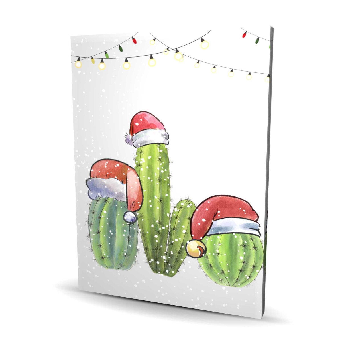 C1RC3648LOVFB6 36 x 48 in. Christmas Cactus - Kitchen Botanical Canvas for Home Decor