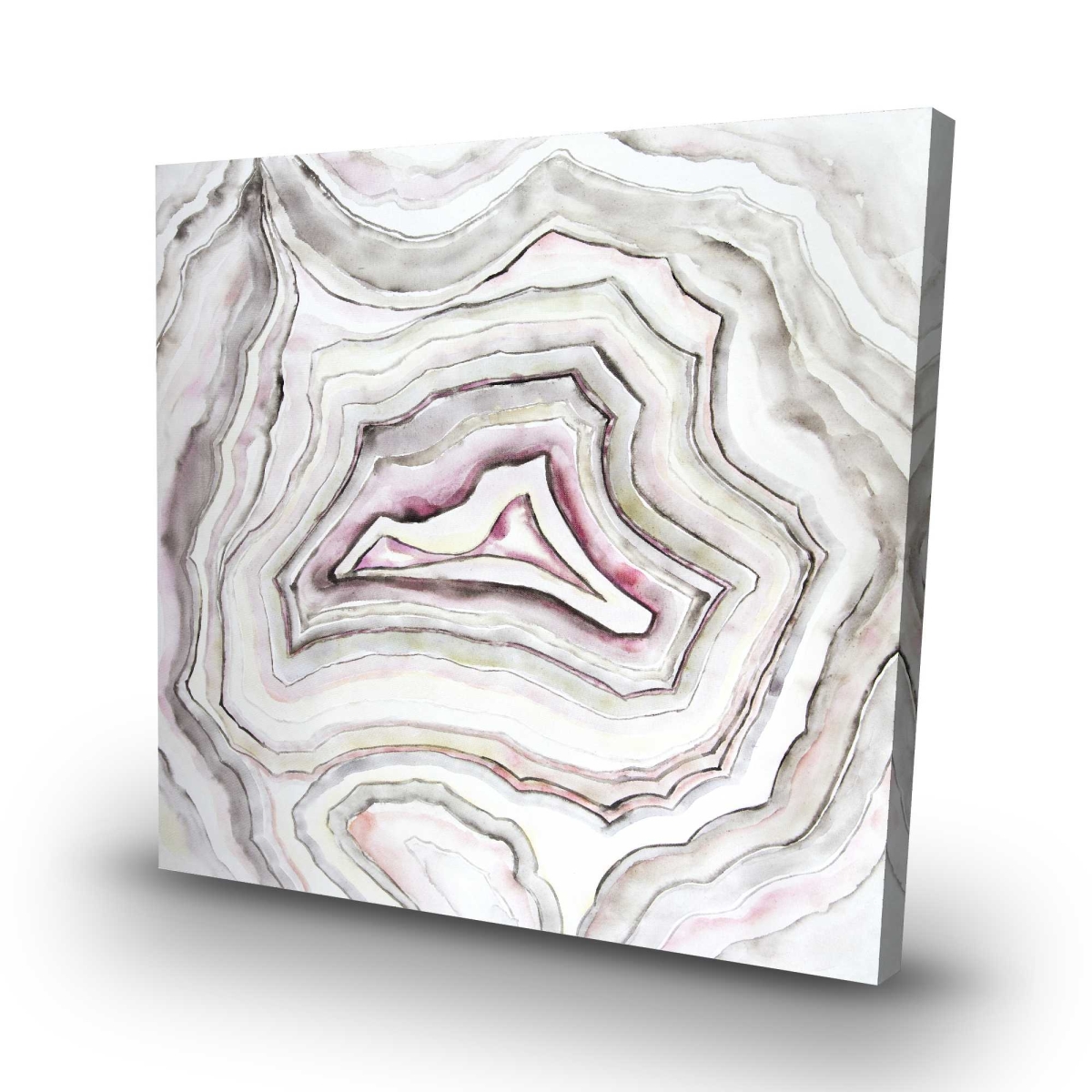 C1RC3232Q6PU4L 32 x 32 in. Geode - Kitchen Minerals Canvas for Stunning Home Decor