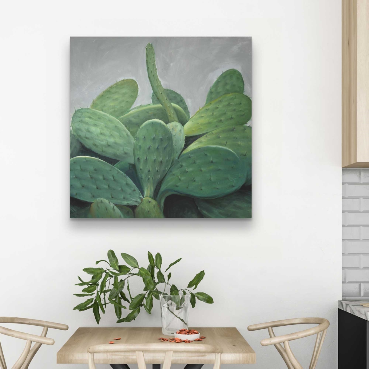 C1RC3232QHLDOC 32 x 32 in. Cactus Bundle - Exotic Green Canvas for Home Decor