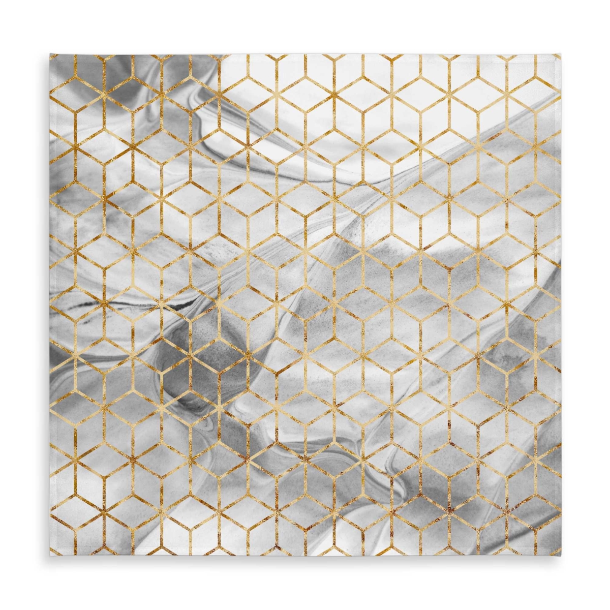 Picture of Begin Home Decor C1TC5858D0S8LI 58 x 58 in. Symmetry Pattern Gray Indoor & Outdoor Tablecloth