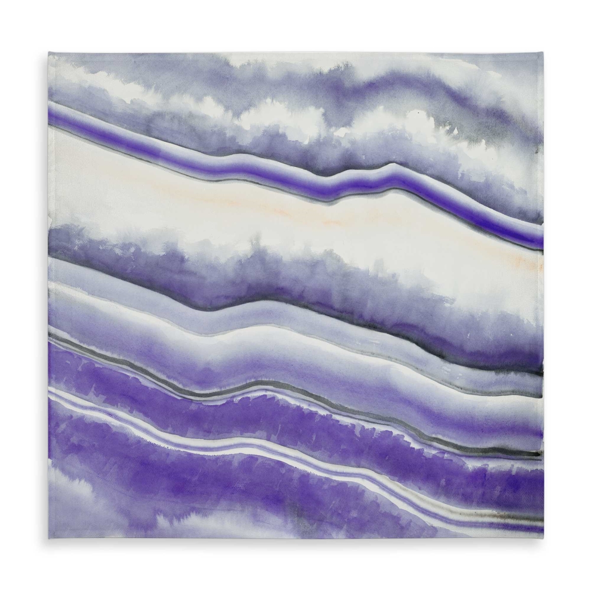 Picture of Begin Home Decor C1TC5858ETOMF2 58 x 58 in. Purple Geode Tablecloth - Minerals Abstract Home Decor