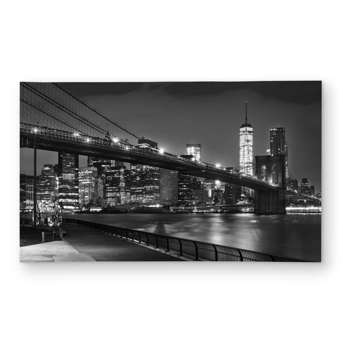 C1ROAR35DLA0IC 3 x 5 ft. City Under The Night - Monochrome Outdoor Rectangle Area Rug - Decor