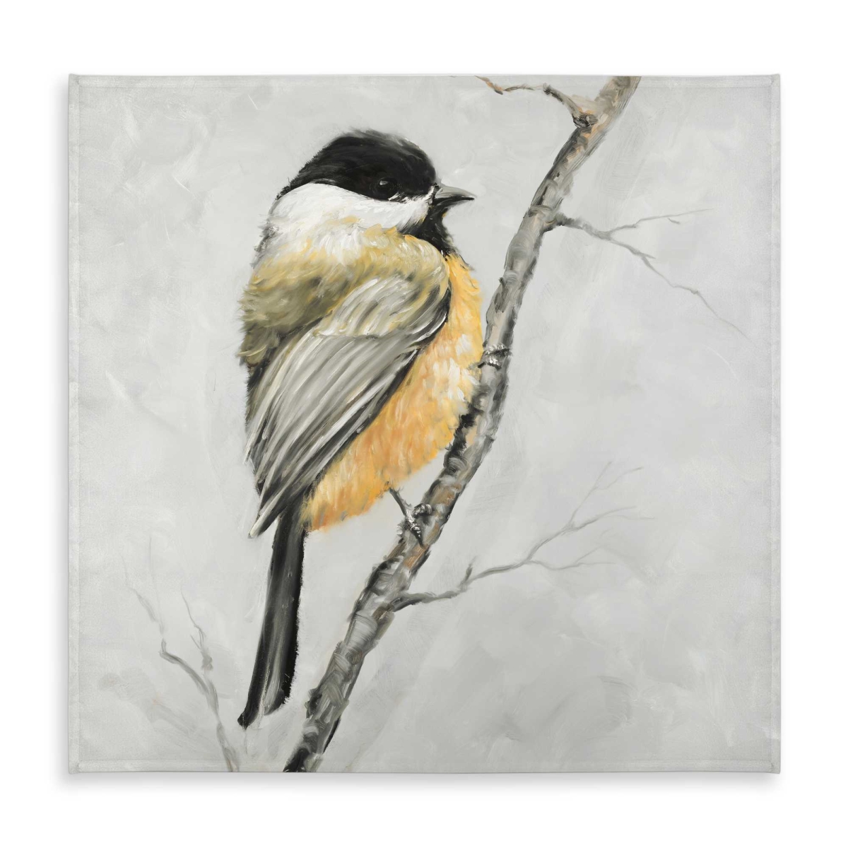 Picture of Begin Home Decor C1TC5858KDFRBF 58 x 58 in. Small Coal Tit - Black Contemporary Tablecloth