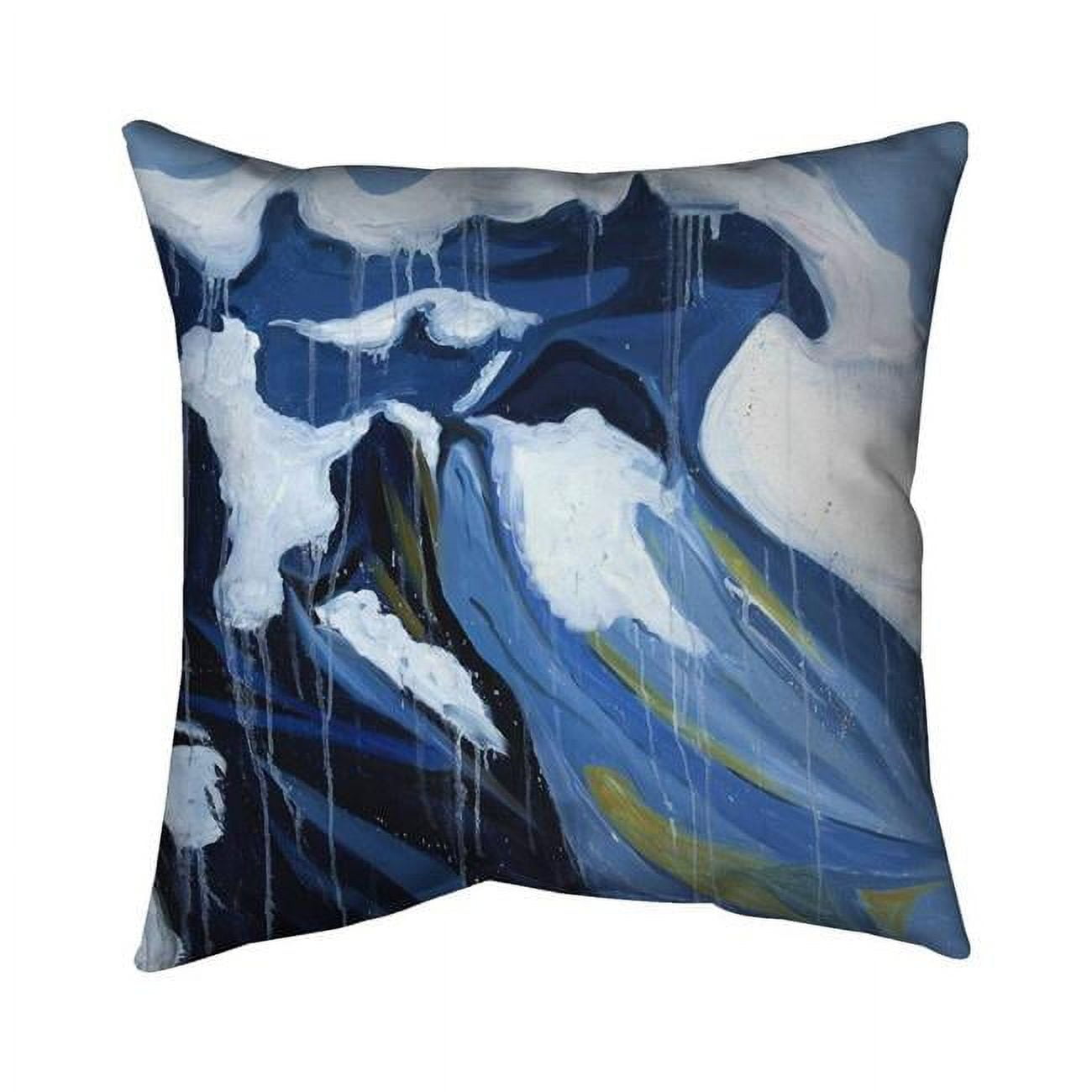 16 x 16 in. Wave In Motion-Double Sided Print Outdoor Pillow Cover
