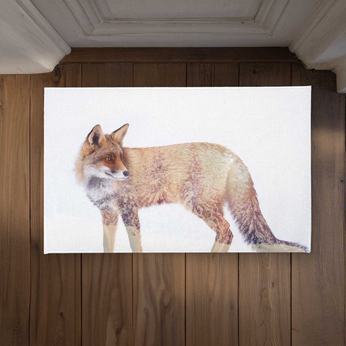 CODM2134RWP2MD 21 x 34 in. Forest & Fox Scenic Orange Door Mat - Indoor & Outdoor Decor