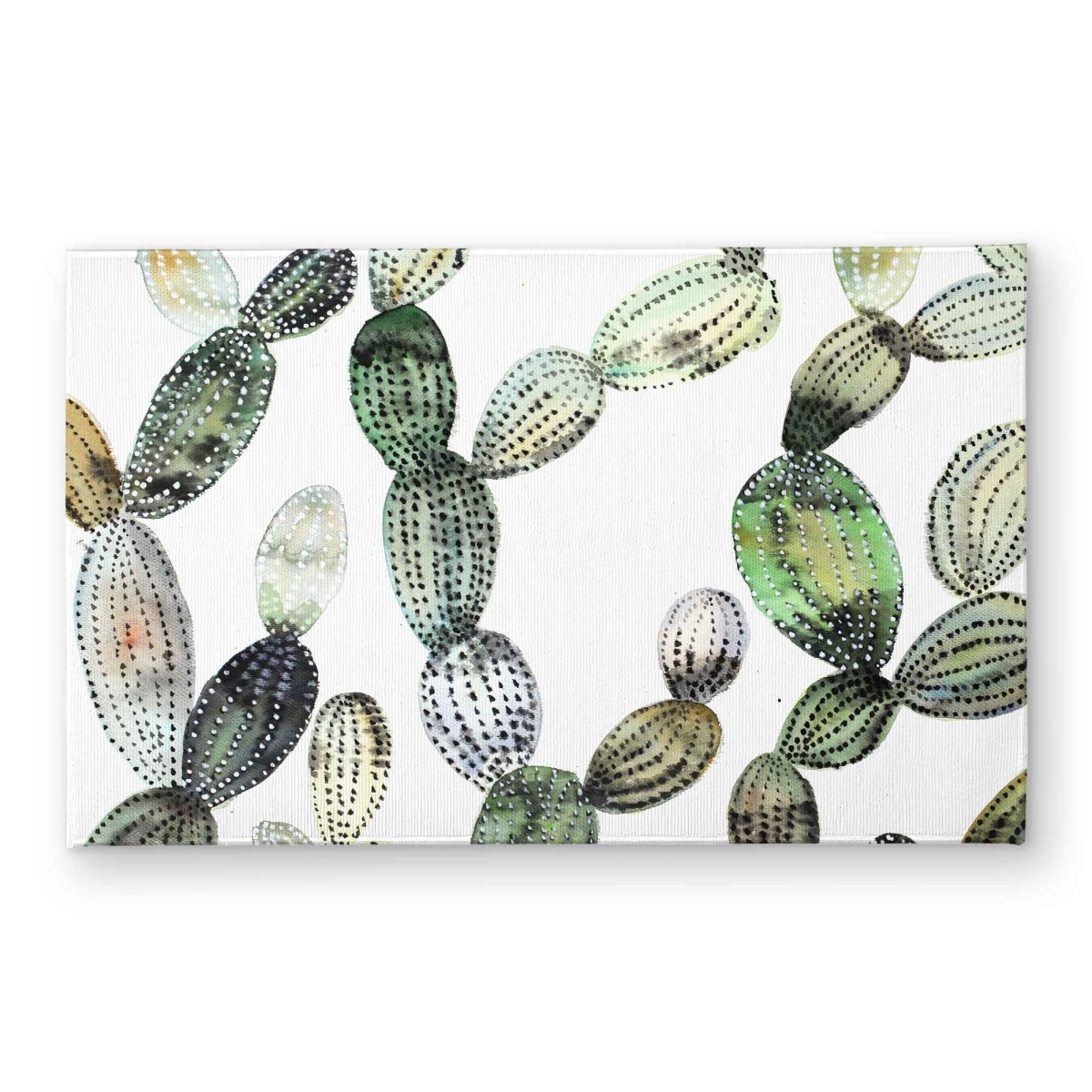 CODM2134UKP32F 21 x 34 in. Pattern Opuntia Cactus Door Mat - Livingroom Botanical Decor