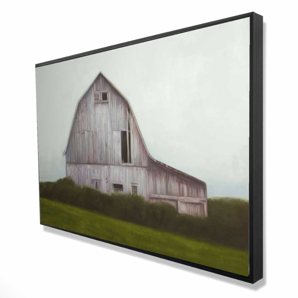 2081-2436-AR3 24 x 36 in. Rustic Barn - Framed Canvas for Rustic Living Room Decor