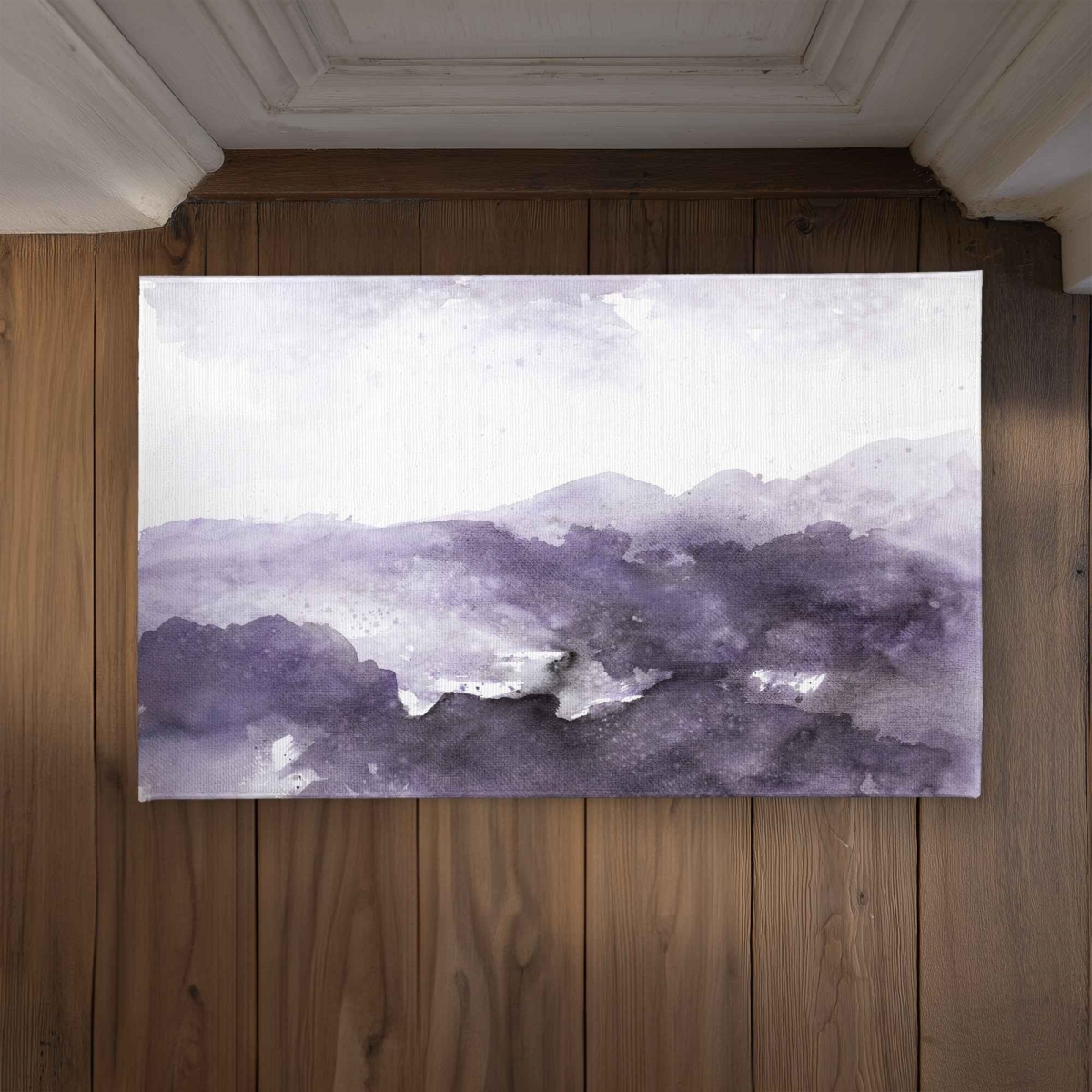 CODM2134JB8LRX 21 x 34 in. Purple Cloud Contemporary Abstract Door Mat - Home Decor
