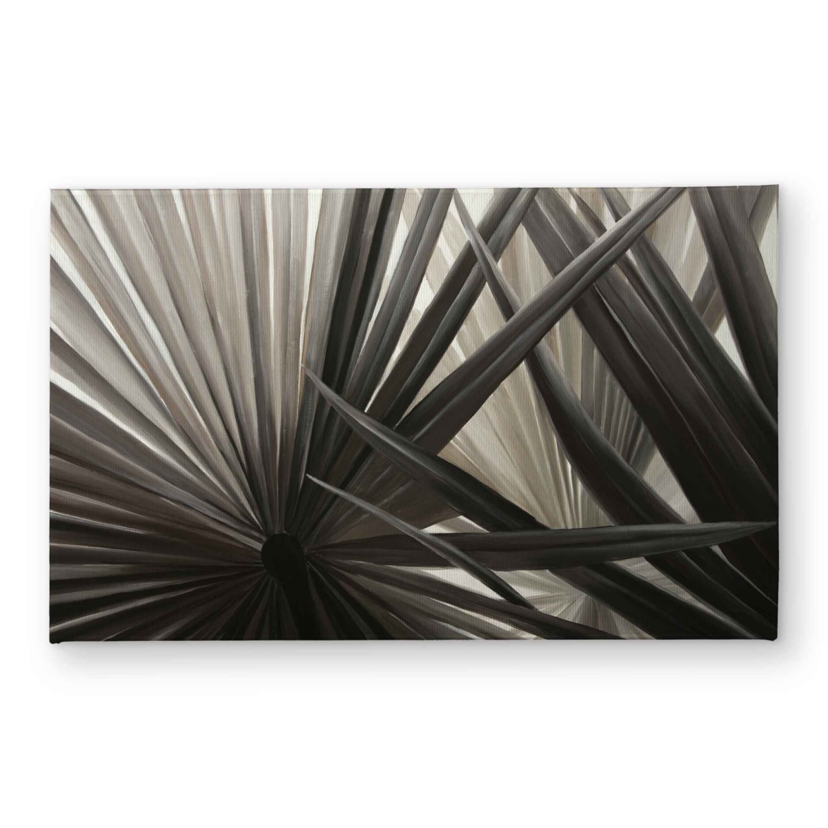 CODM2134PL35A7 21 x 34 in. Grayscale Tropical Plants Door Mat - Exotic Sepia Home Decor