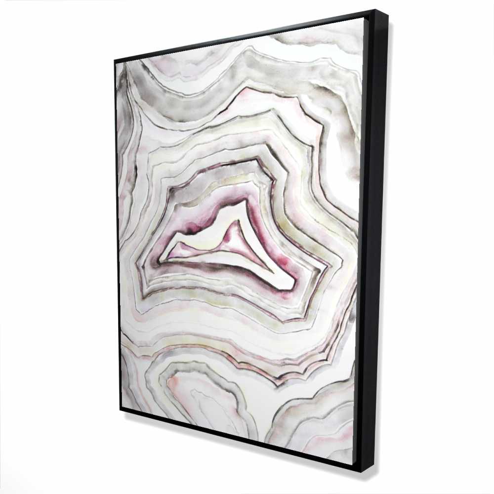 2081-4836-MN3 36 x 48 in. Geode - Kitchen Hygge Framed Canvas for Cozy Home Decor