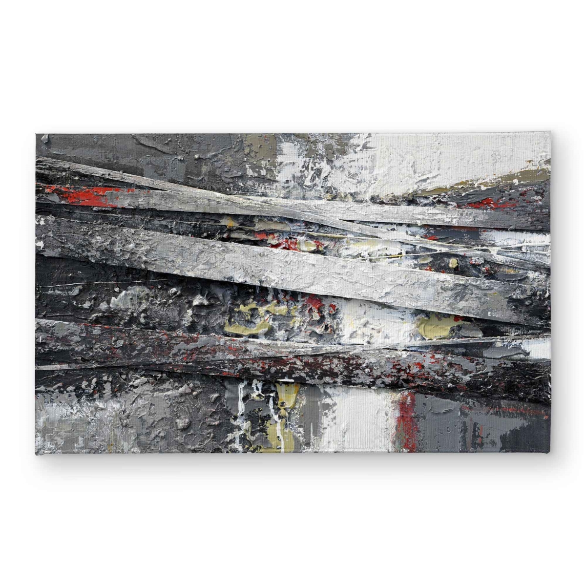 CODM2134507KIW 21 x 34 in. Industrial & Texturized Abstract Stripes Door Mat - Modern