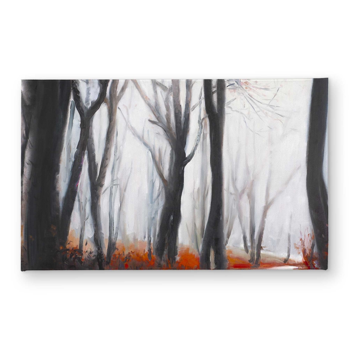 CODM2134UNE2XT 21 x 34 in. Mysterious Forest with Stream Gray Bedroom Door Mat - Decor