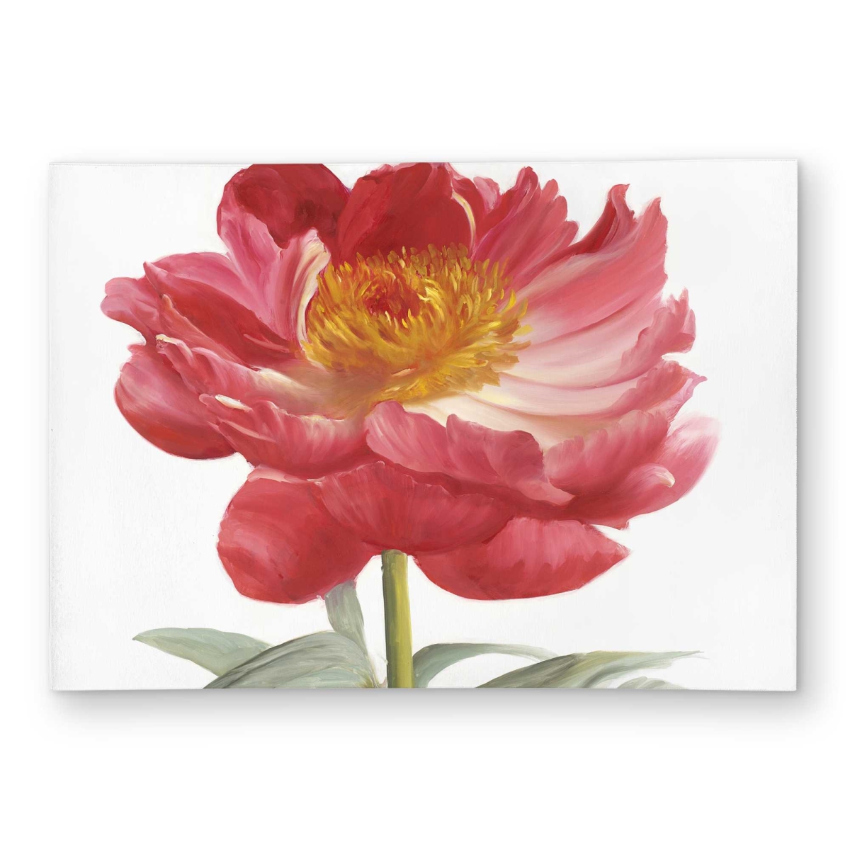 C1ROAR576OI7BR 5 x 7 ft. Pink Peony Outdoor Rectangle Area Rug - Romantic Living Room Decor