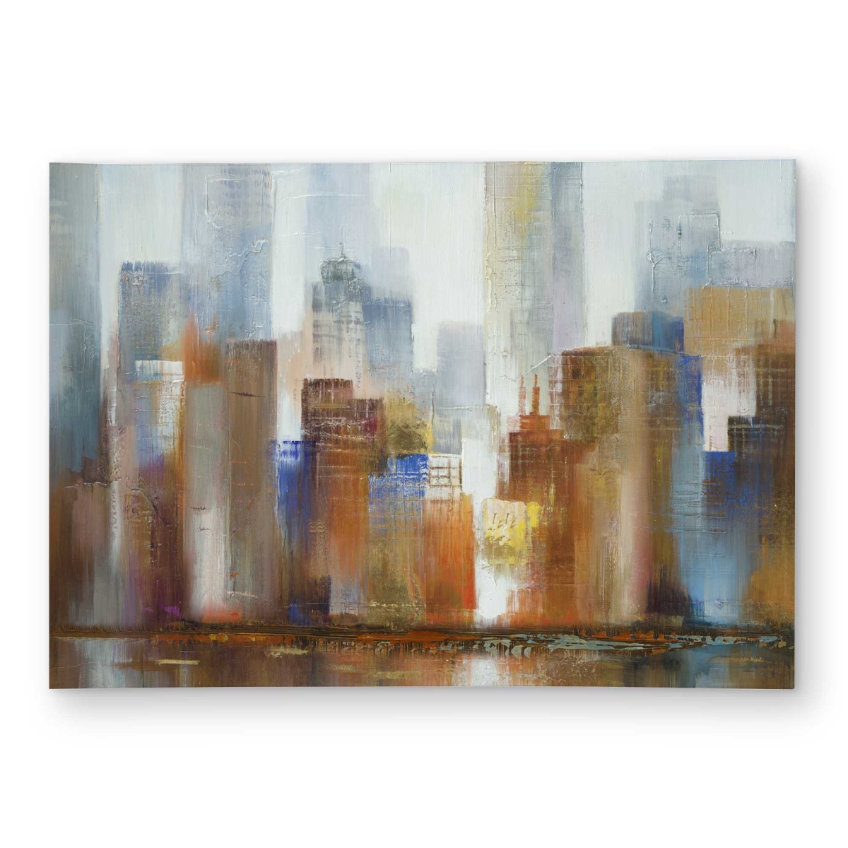 C1ROAR579J2NOU 5 x 7 ft. Cityscape in the Fog - Outdoor Rectangle Area Rug for Home Decor