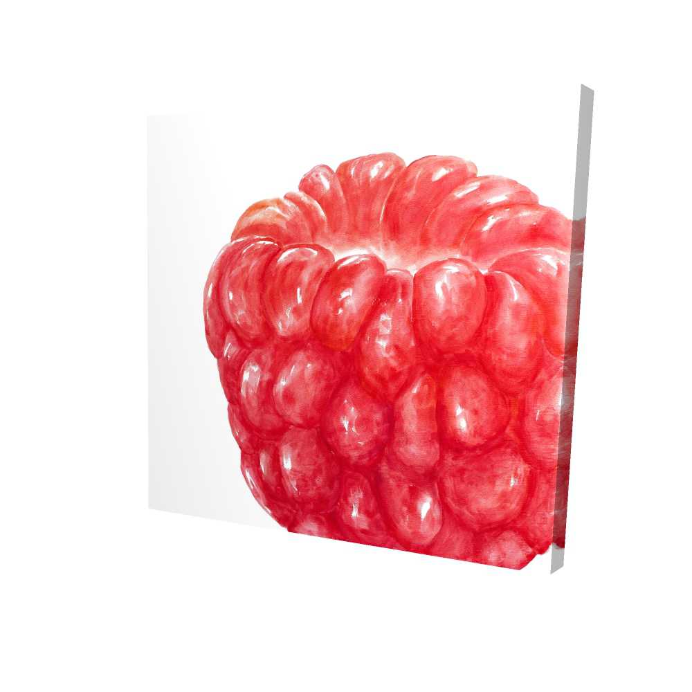 2080-3636-GA76 36 x 36 in. Raspberry - Gastronomy Kitchen Canvas for Home Decor Ideas