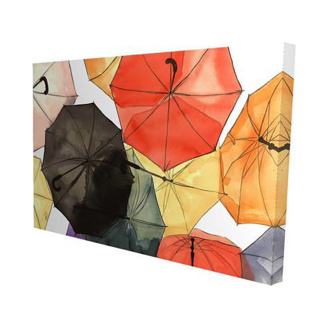 12 x 18 in. Suspended Umbrellas-Print on Canvas