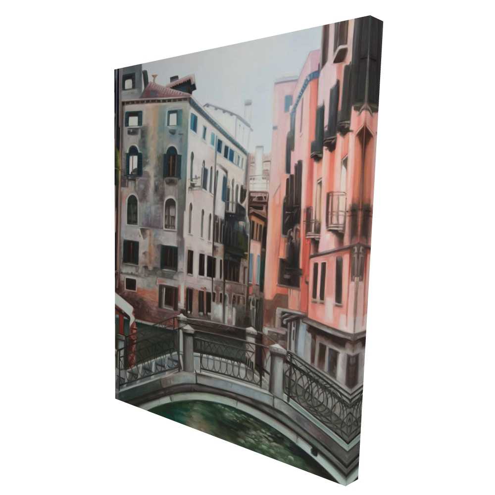2080-4836-AR11 36 x 48 in. Venice - Hyperrealist Canvas Art for Elegant Home Decor