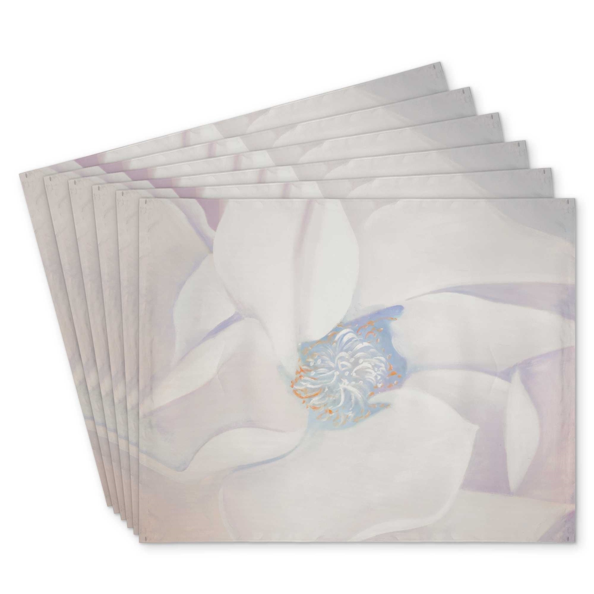 Picture of Begin Home Decor C6PP1418HDGLWZ 14 x 18 in. Delicacy Polyester Placemat - Elegant Home Decor Accessory - Set of 6