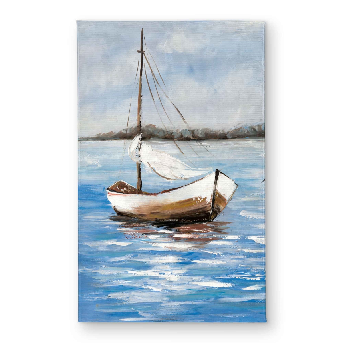 CODM2134T8UMR3 21 x 34 in. Two Boats on the Water - Office Brown Indoor & Outdoor Door Mat