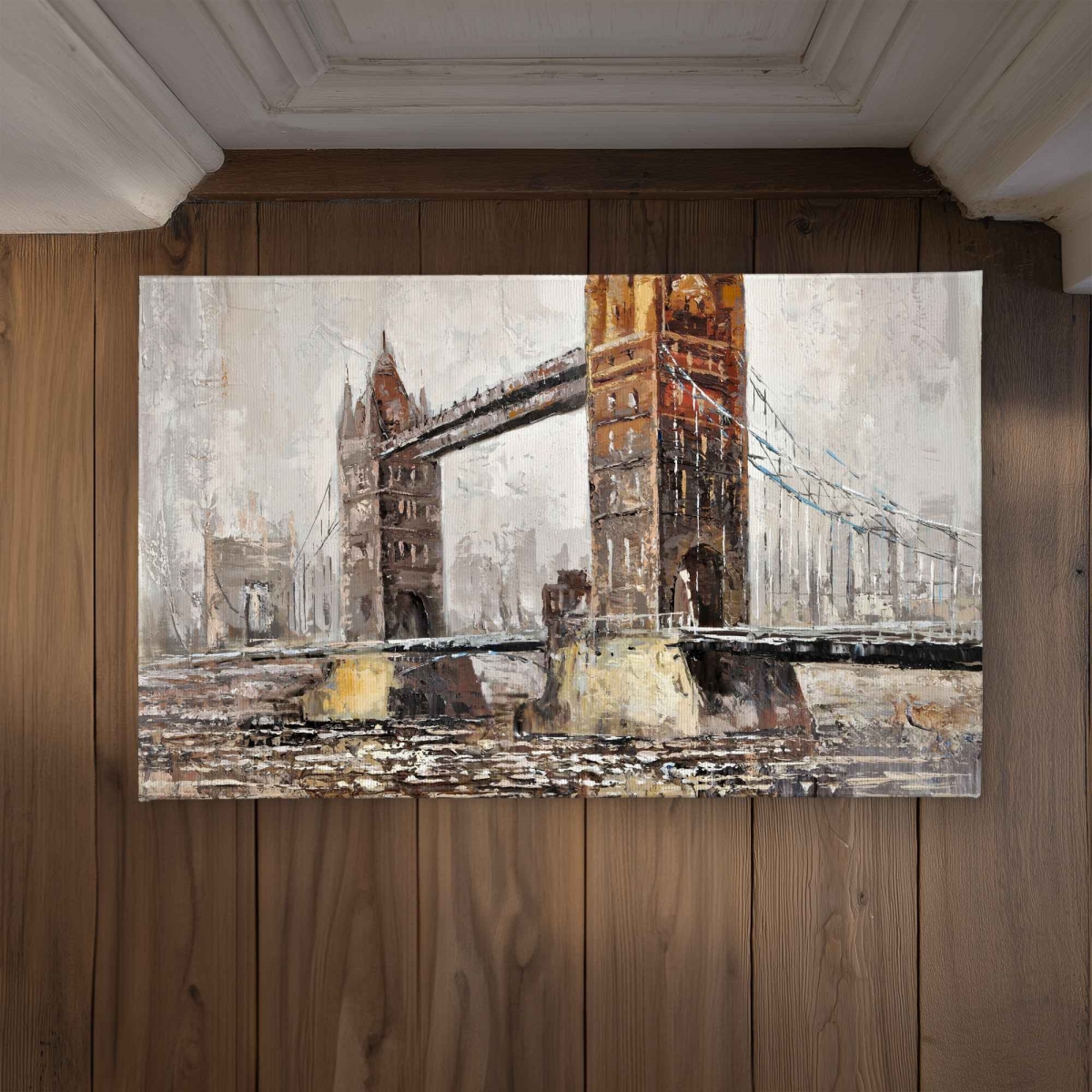 CODM2134UTVSA8 21 x 34 in. London Tower Bridge Orange Scenic Door Mat - Home Decor