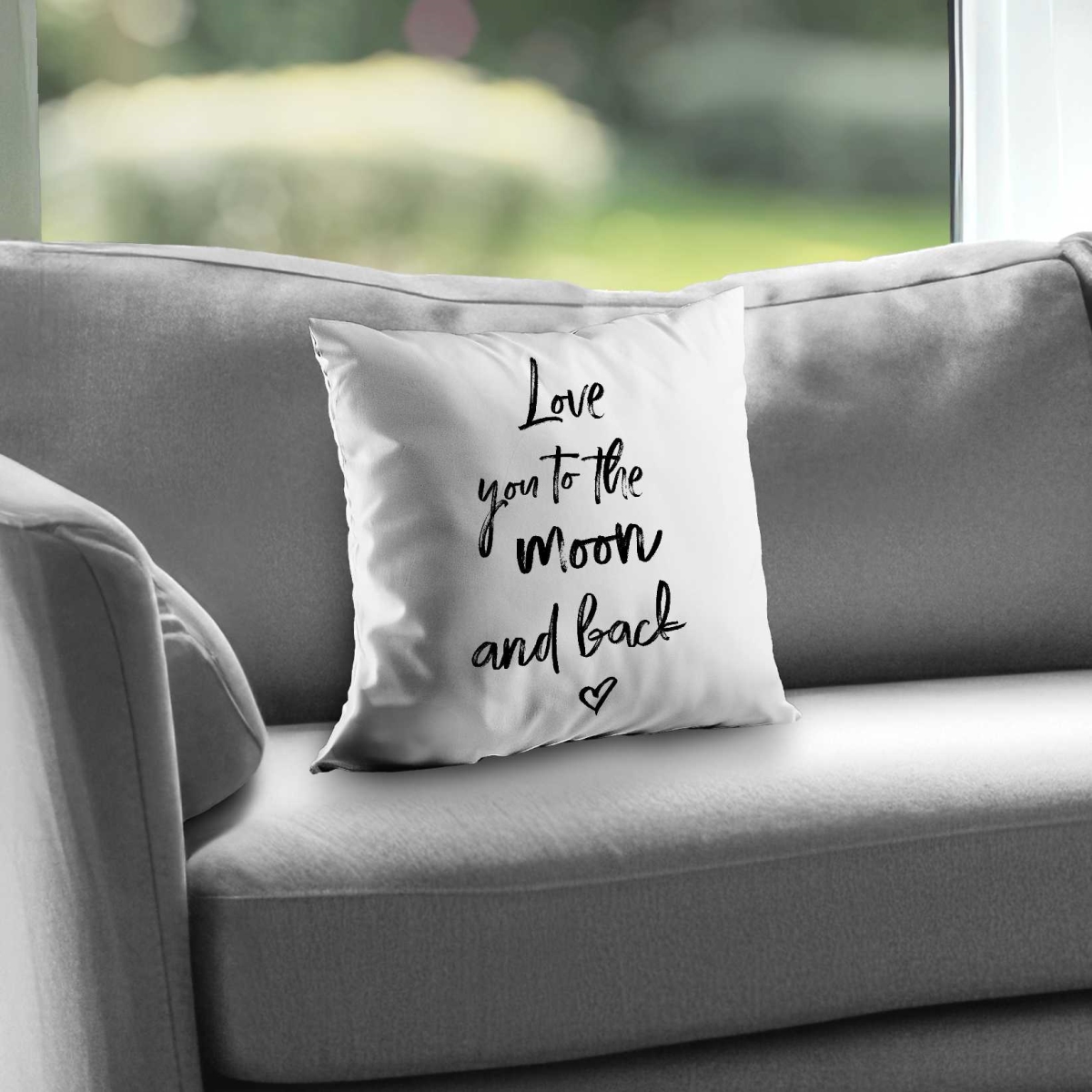 C1PC1414466OAE 14 x 14 in. Love You to The Moon & Back - Astronomy Hygge Throw Blanket