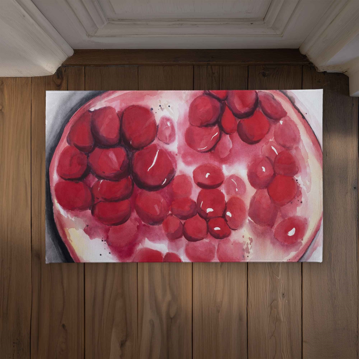 CODM2134MSCHFV 21 x 34 in. Open Pomegranate Door Mat - Indoor & Outdoor Kitchen Decor
