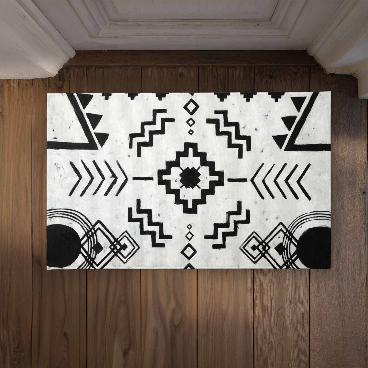 CODM2134H4AXHL 21 x 34 in. Ethnic Patterns Door Mat - Man Cave Indoor & Outdoor Decor