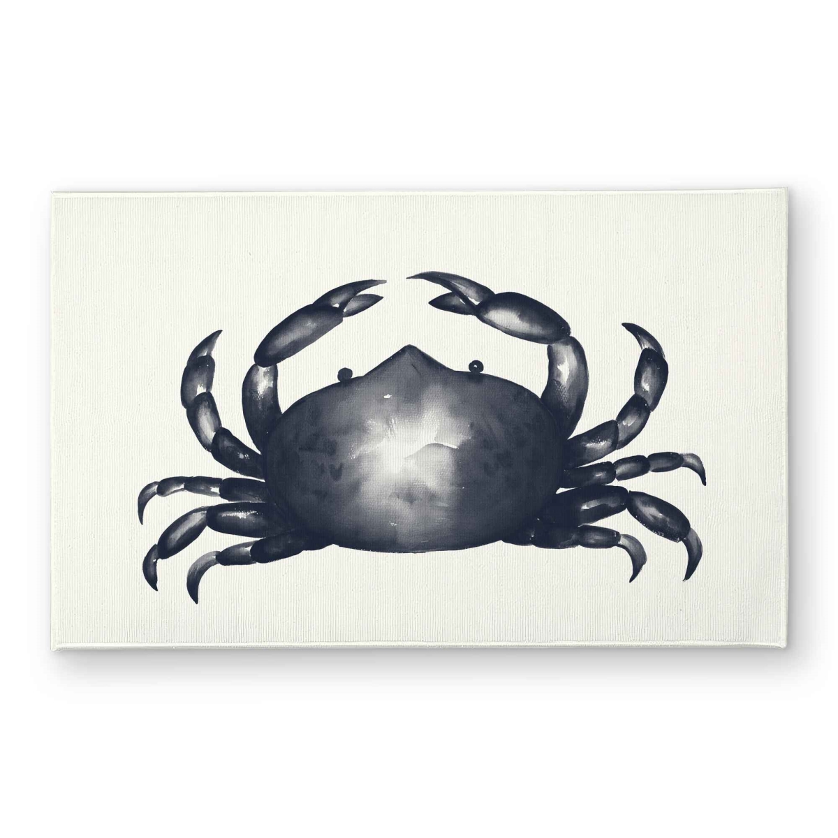 CODM2134AETRFG 21 x 34 in. Blue Crab Door Mat - Coastal Indoor & Outdoor Home Decor