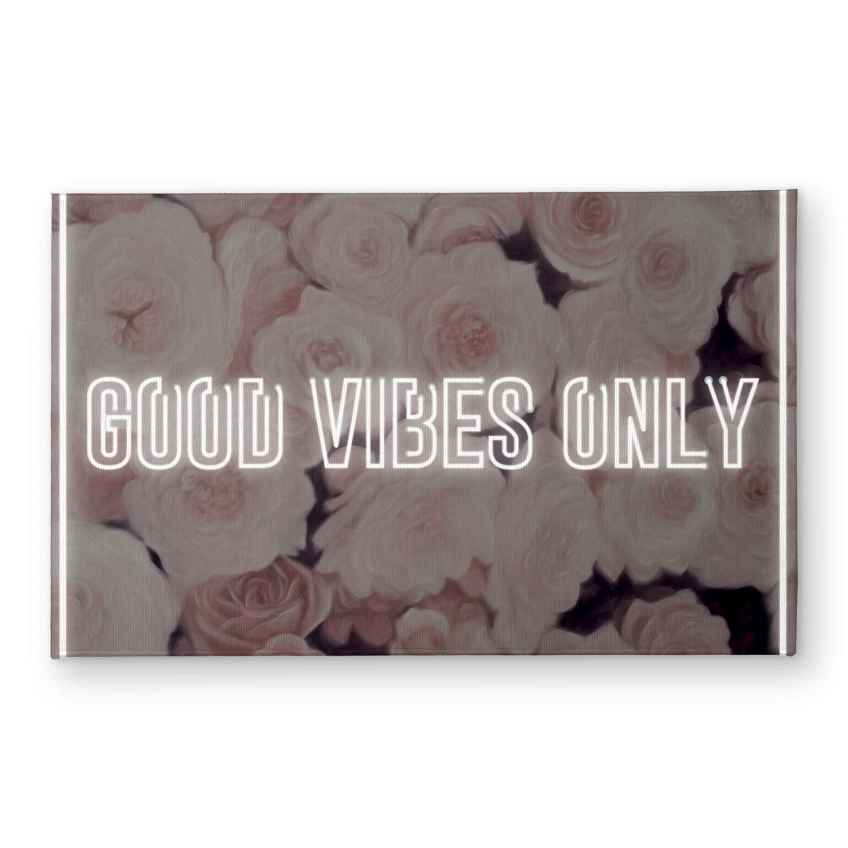 CODM2134DWDVB2 21 x 34 in. Good Vibes Only - Roses Door Mat for Home - Modern Flowers