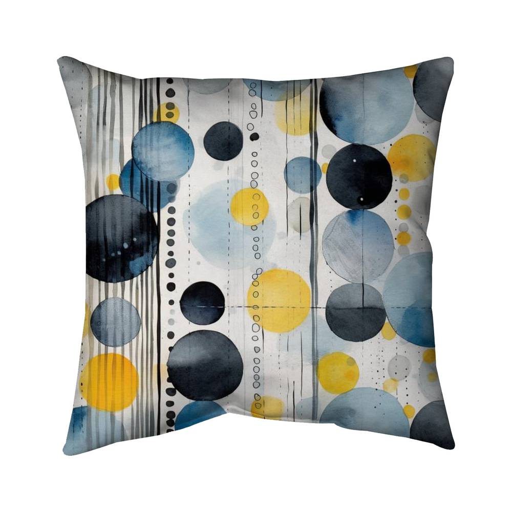 5541-1818-PA16 18 x 18 in. Oceanic Bubbles - Patterns Shapes Poly Twill Throw Pillow Insert