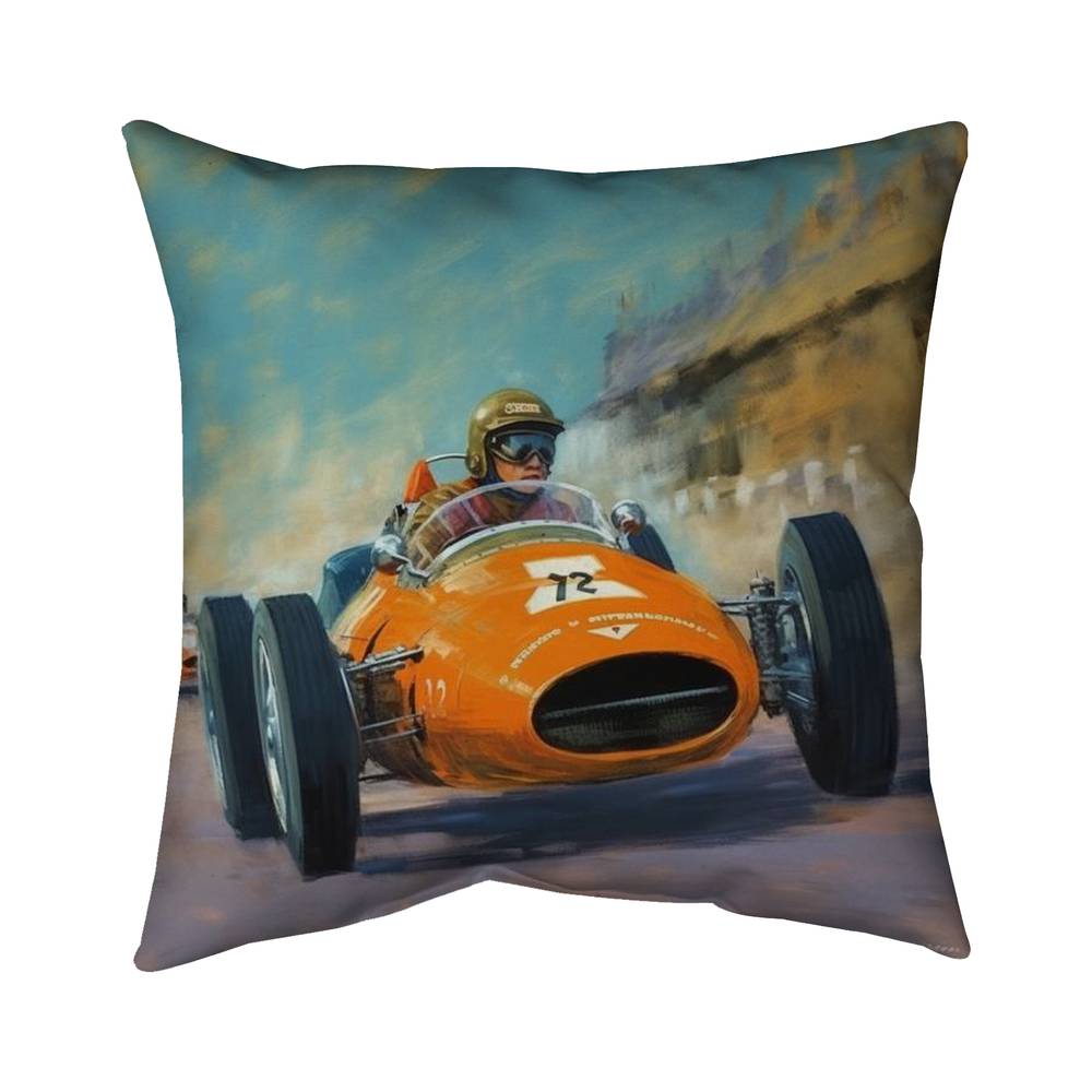 5541-2020-TR84 20 x 20 in. Overtaking Gray Poly Twill Throw Pillow Insert