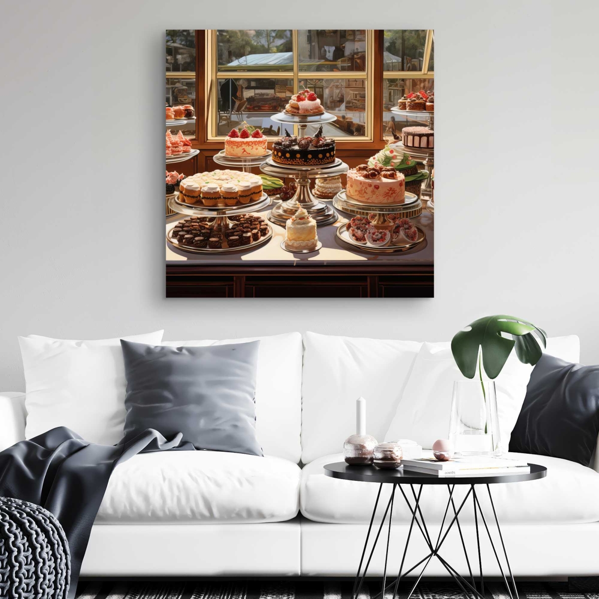 C1RC3232313F9H 32 x 32 in. Feast - Gastronomy Food Canvas for Home Decor - Unique Art