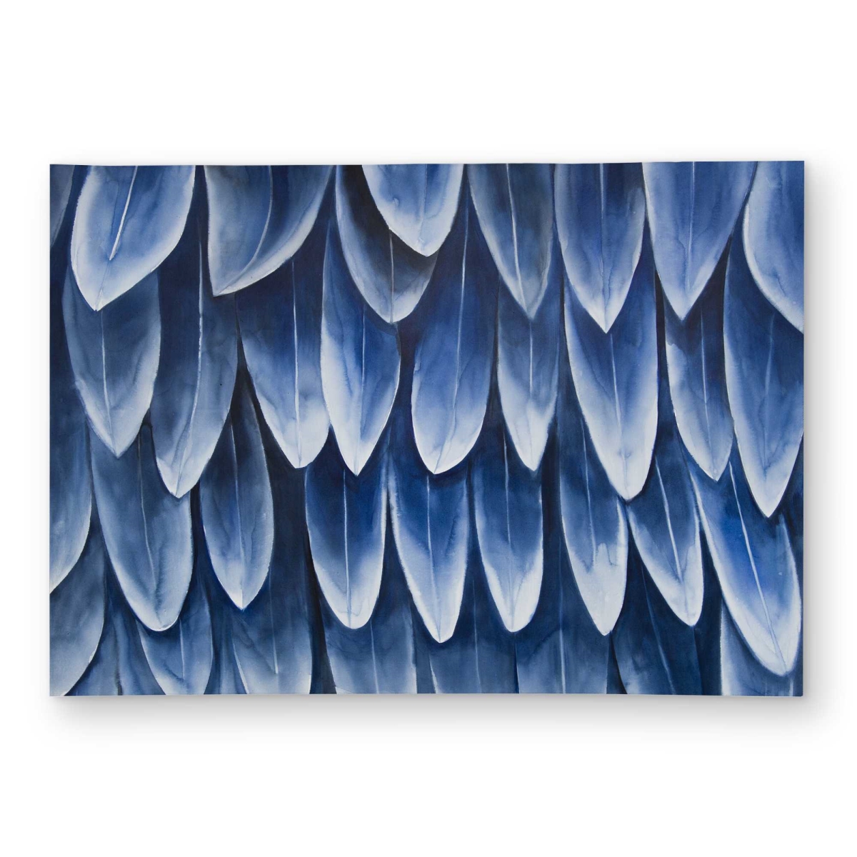C1ROAR5738KCU6 5 x 7 ft. Plumage Blue - Spiritual Animals Outdoor Rectangle Area Rug - Decor