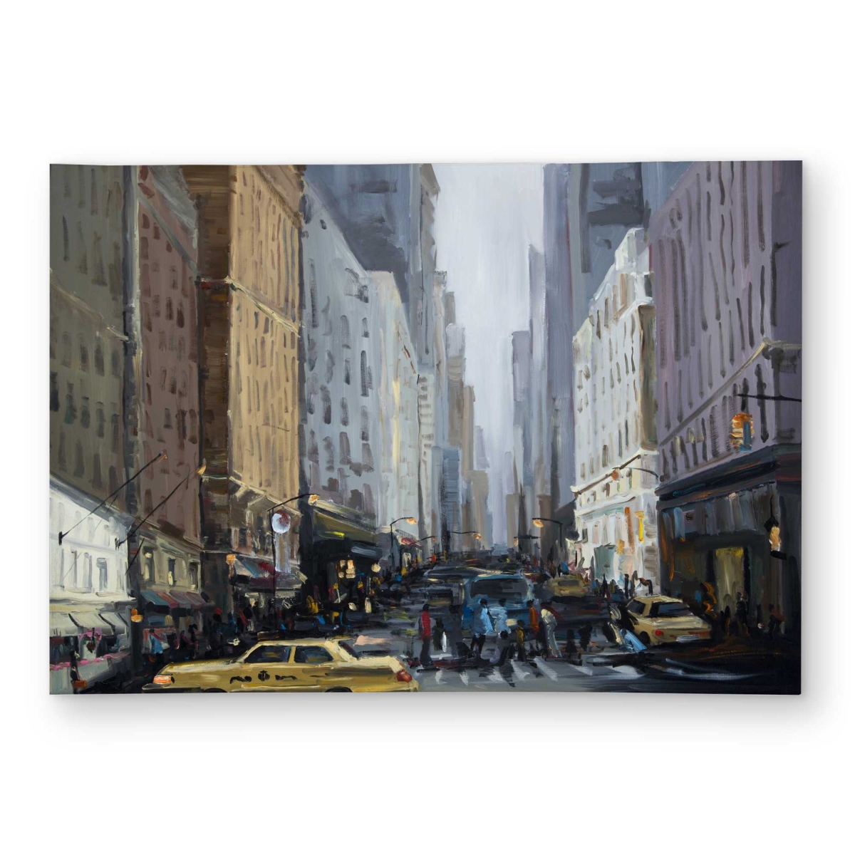 C1ROAR57DMT75W 5 x 7 ft. In The City Gray Building Outdoor Rectangle Area Rug - Home Decor