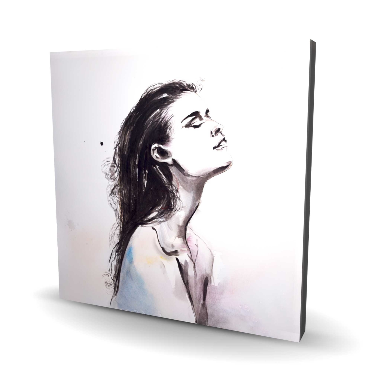 C1RC2424XYF4J3 24 x 24 in. Bare Skin - Black Beauty Canvas for Home Decor - Unique Art