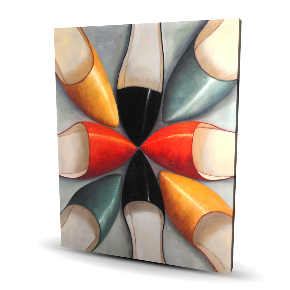 C1RC4860OADOGS 48 x 60 in. Gray Still Life Canvas - Women Shoes Home Decor Art