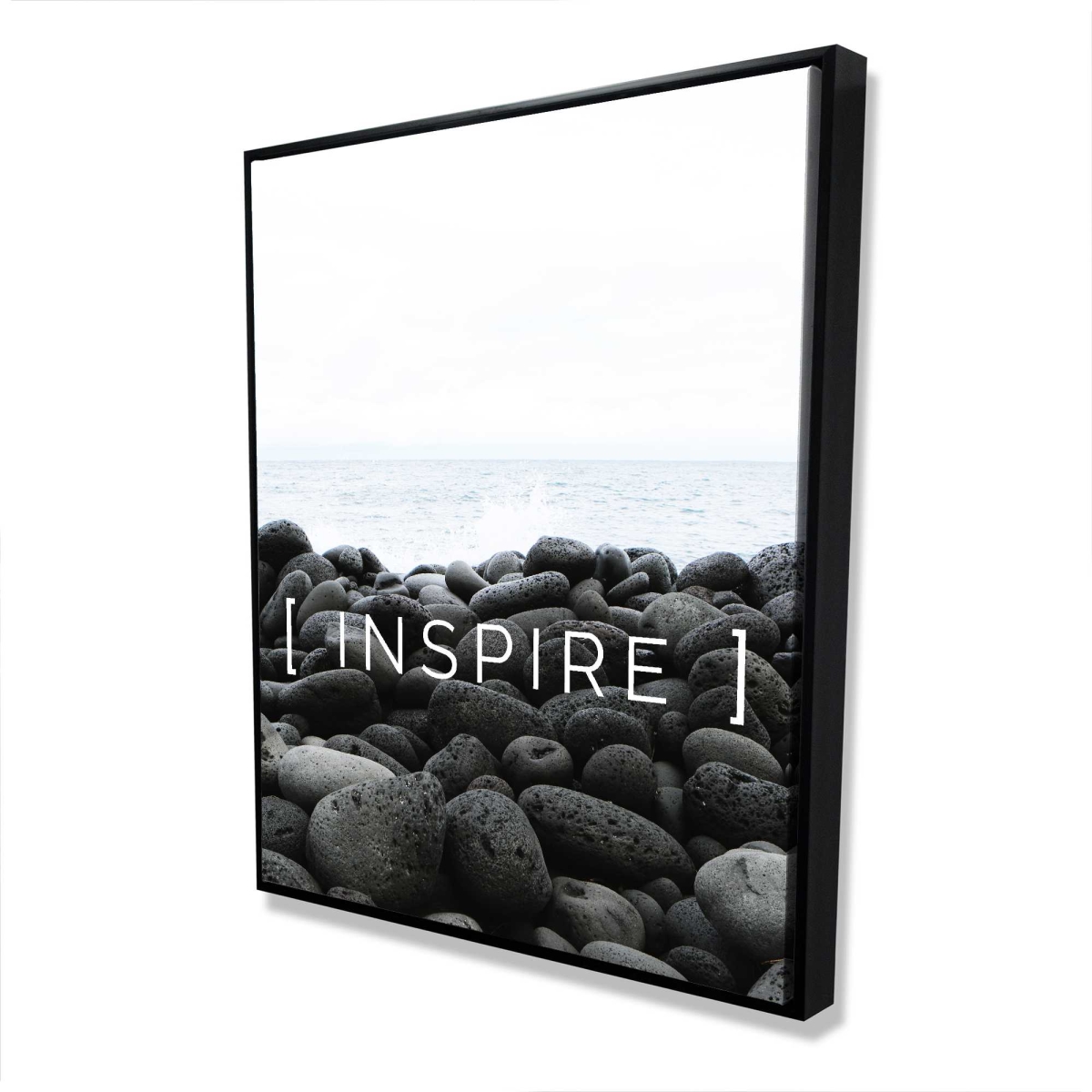 C1FC4860WIS4NH 48 x 60 in. Inspire - White Framed Canvas for Elegant Home Decor