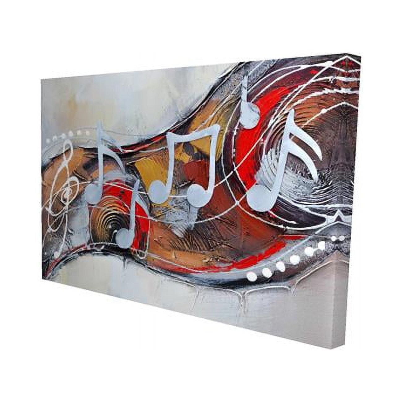 12 x 18 in. Abstract Serenade-Print on Canvas
