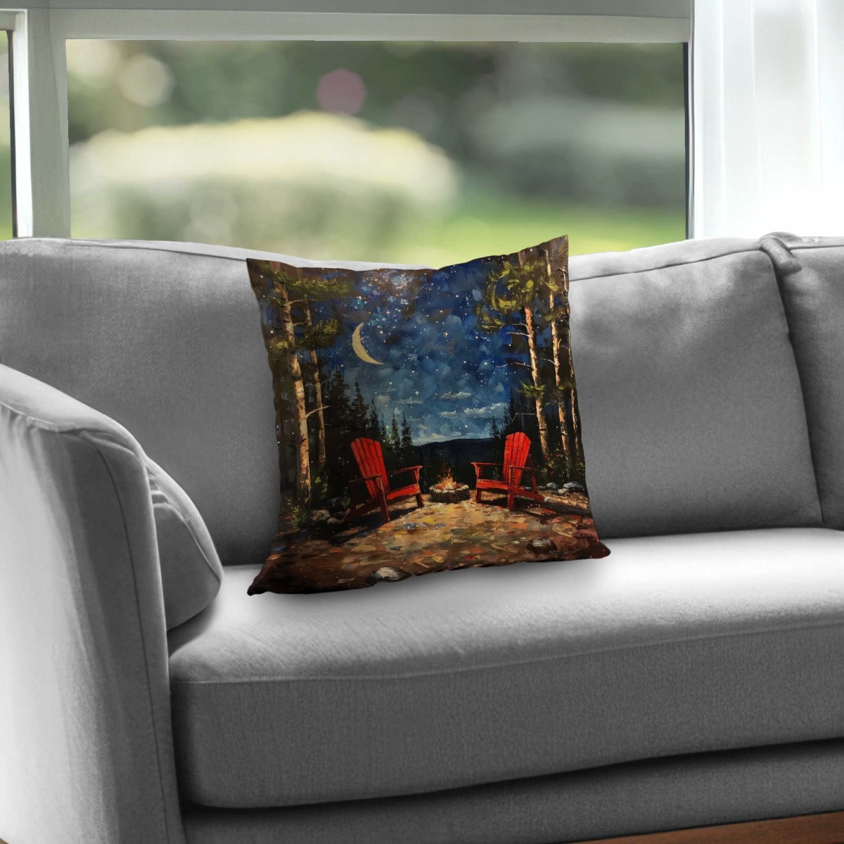 C1PC1616PIGD0B 16 x 16 in. Repose Beige Poly Twill Throw - Cozy Home Decor Accent