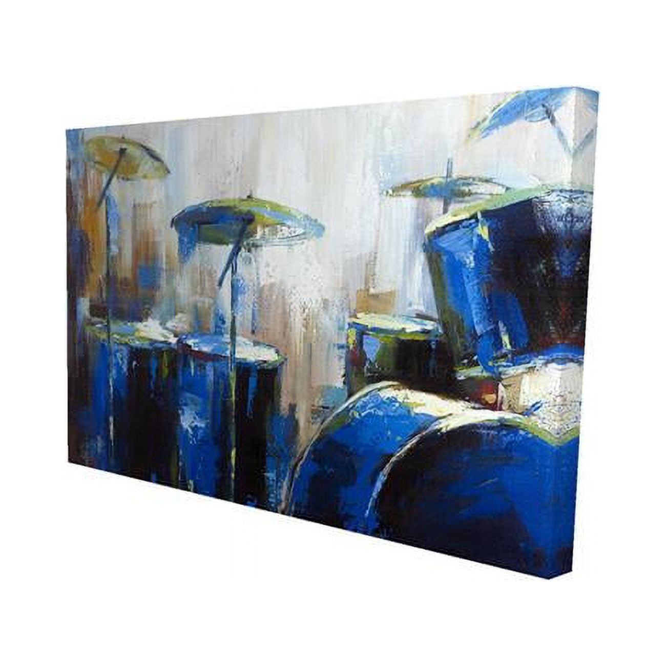 12 x 18 in. Asbtract Drums-Print on Canvas
