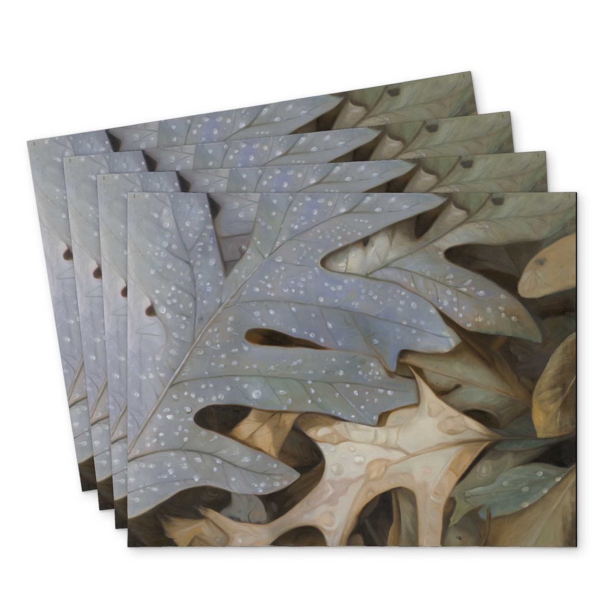 Picture of Begin Home Decor C4PP1418YZMKJP 14 x 18 in. Autumn Leaves Polyester Placemat - Elegant Home Decor Item - Set of 4