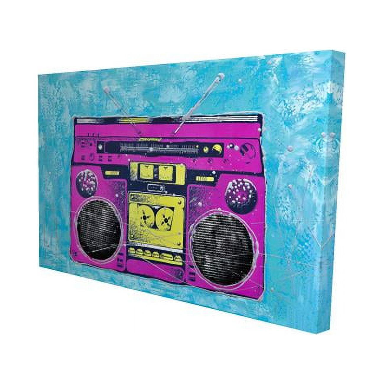 12 x 18 in. Radio Rttro-Print on Canvas