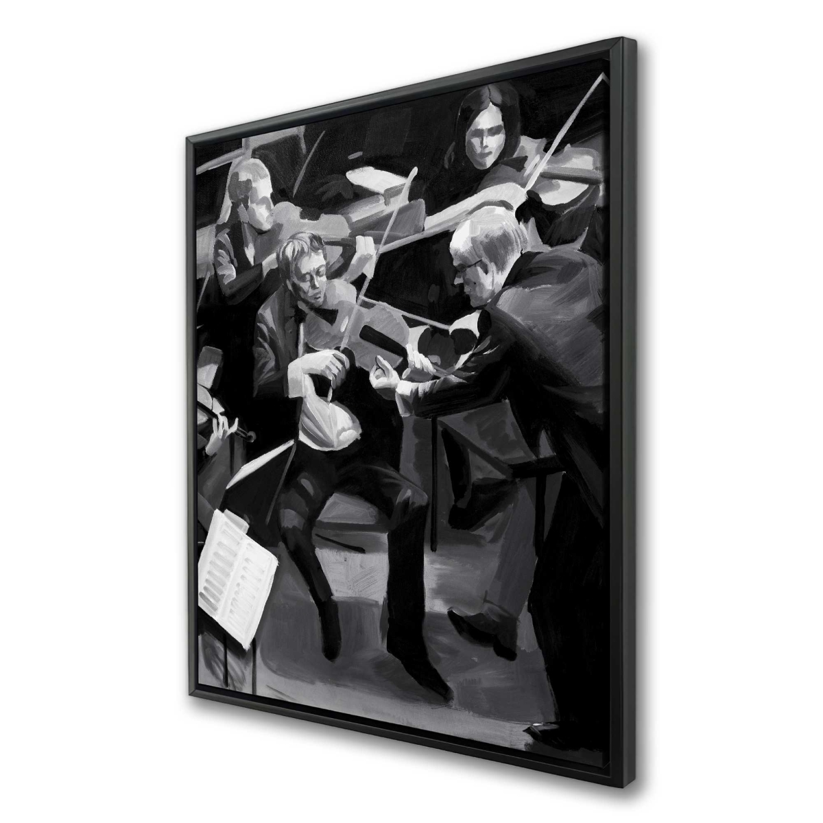 C1FC3648L3JE2H 36 x 48 in. Symphony Orchestra Performing - Man Cave Figurative Canvas Art