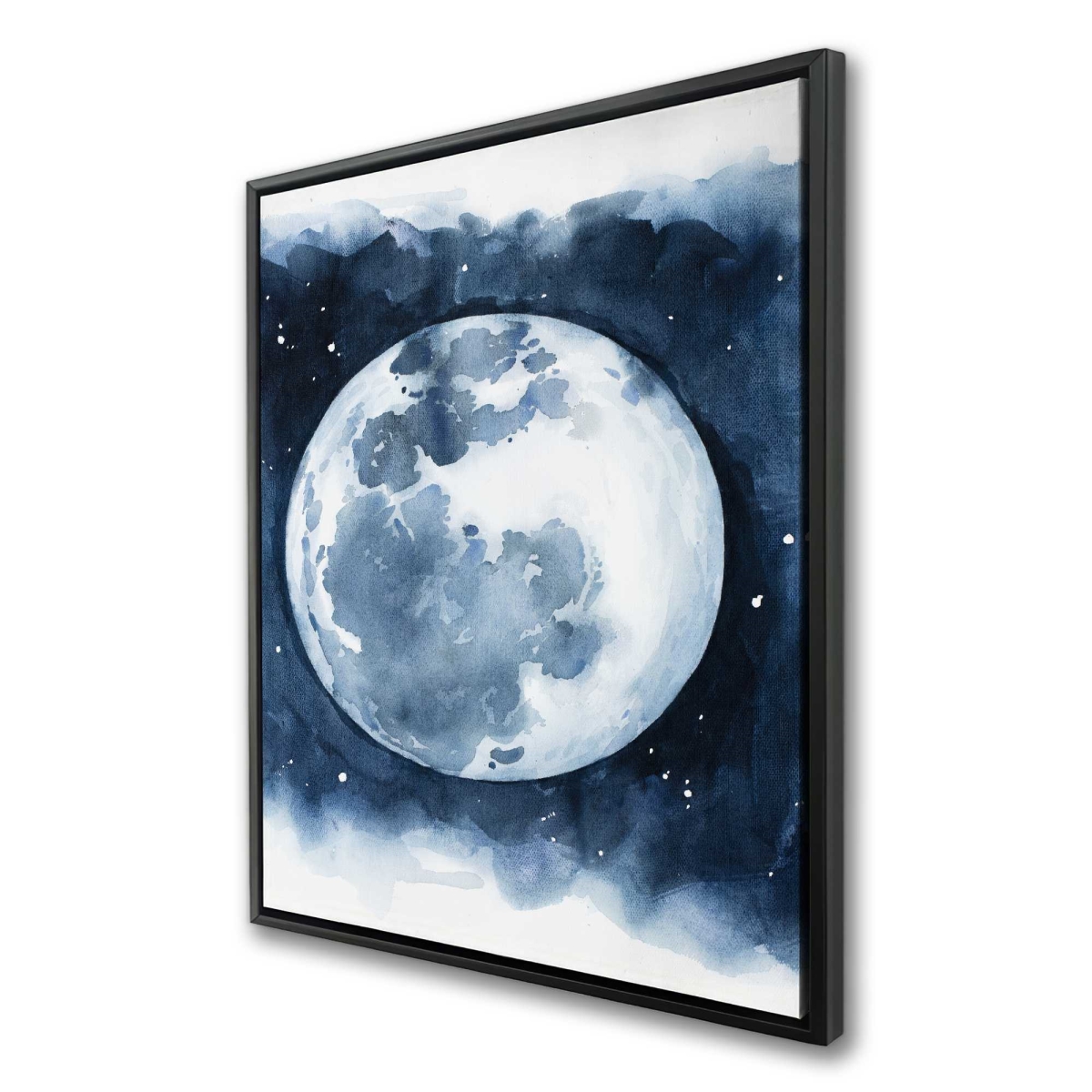 C1FC3648S53GOU 36 x 48 in. Satellite View of the Earth - Blue Framed Canvas Art