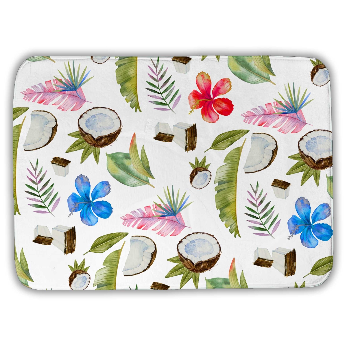 C1BM17245CPVPS 17 x 24 in. Tropical Pattern Green Bath Mat - Home Decor Essentials