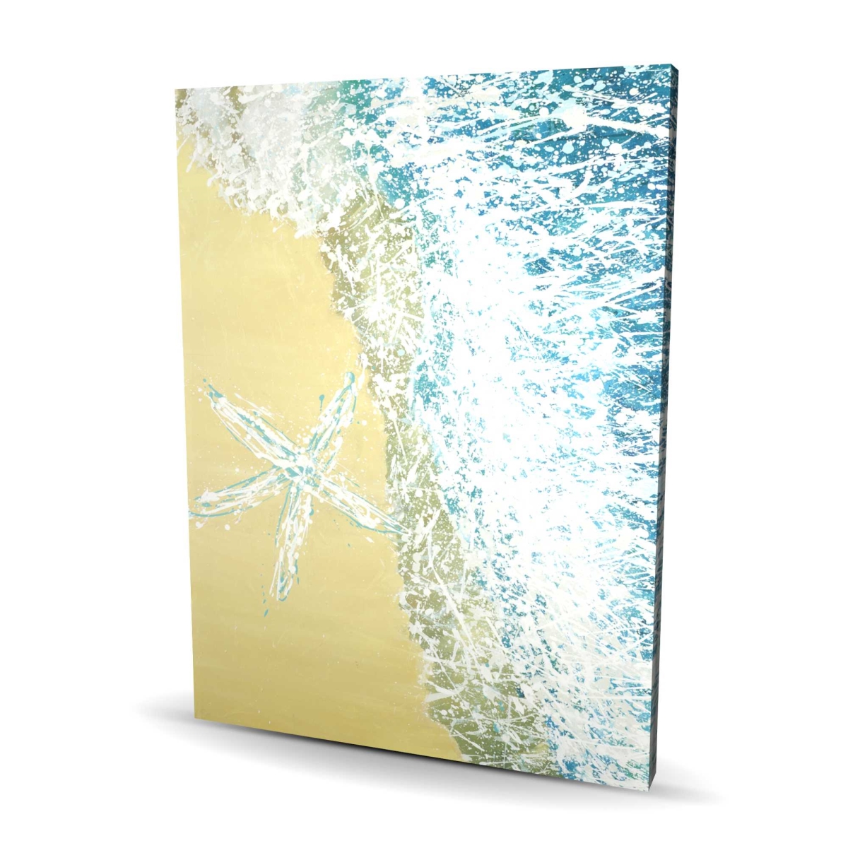 C1RC36480BU3SE 36 x 48 in. Left Side Seastar - Marine Beach Canvas for Home Decor