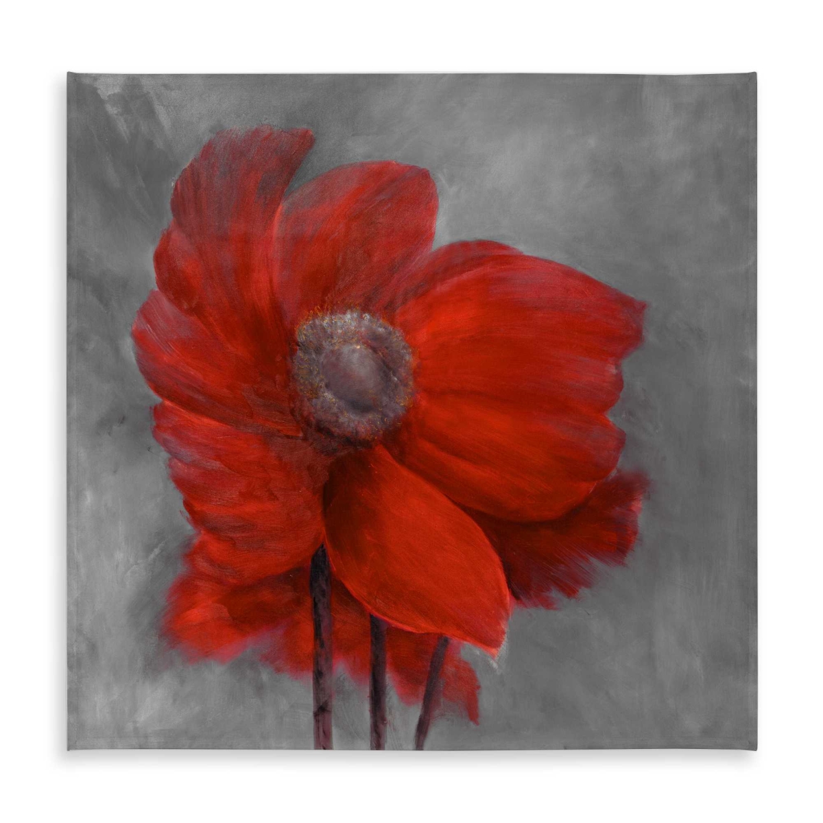 Picture of Begin Home Decor C1TC5858UOHXHP 58 x 58 in. Red Flower in the Wind - Floral Tablecloth for Home Decor