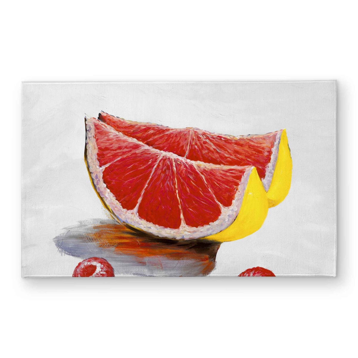 CODM21344AALAN 21 x 34 in. Grapefruit Slices Door Mat - Indoor & Outdoor Home Decor