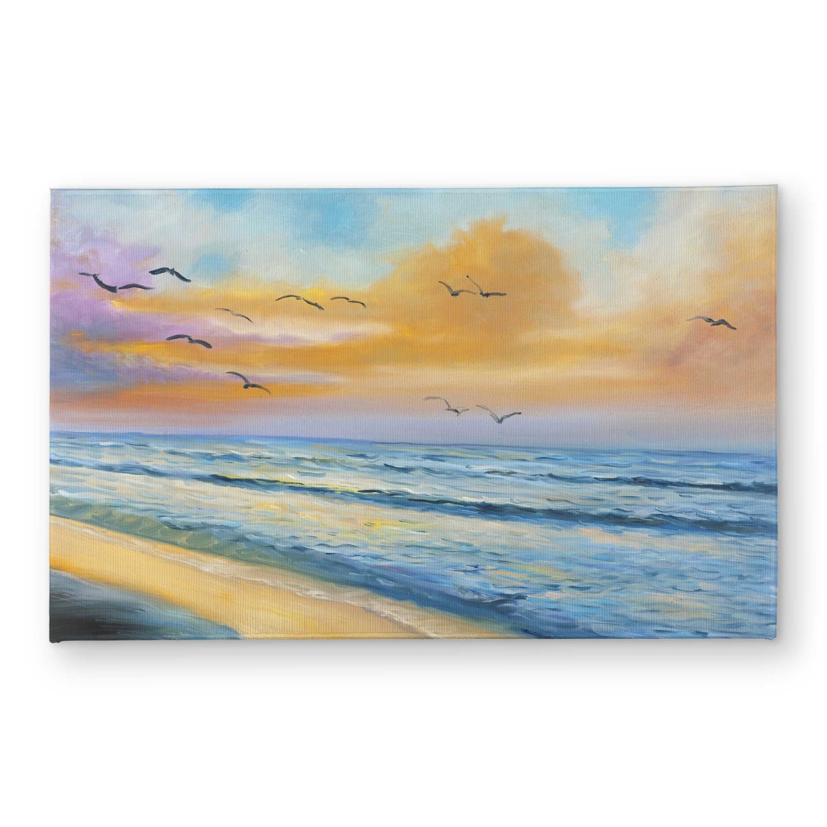 CODM2134CFTWE8 21 x 34 in. Breathtaking Tropical Sunset Door Mat - Sea Bathroom Decor